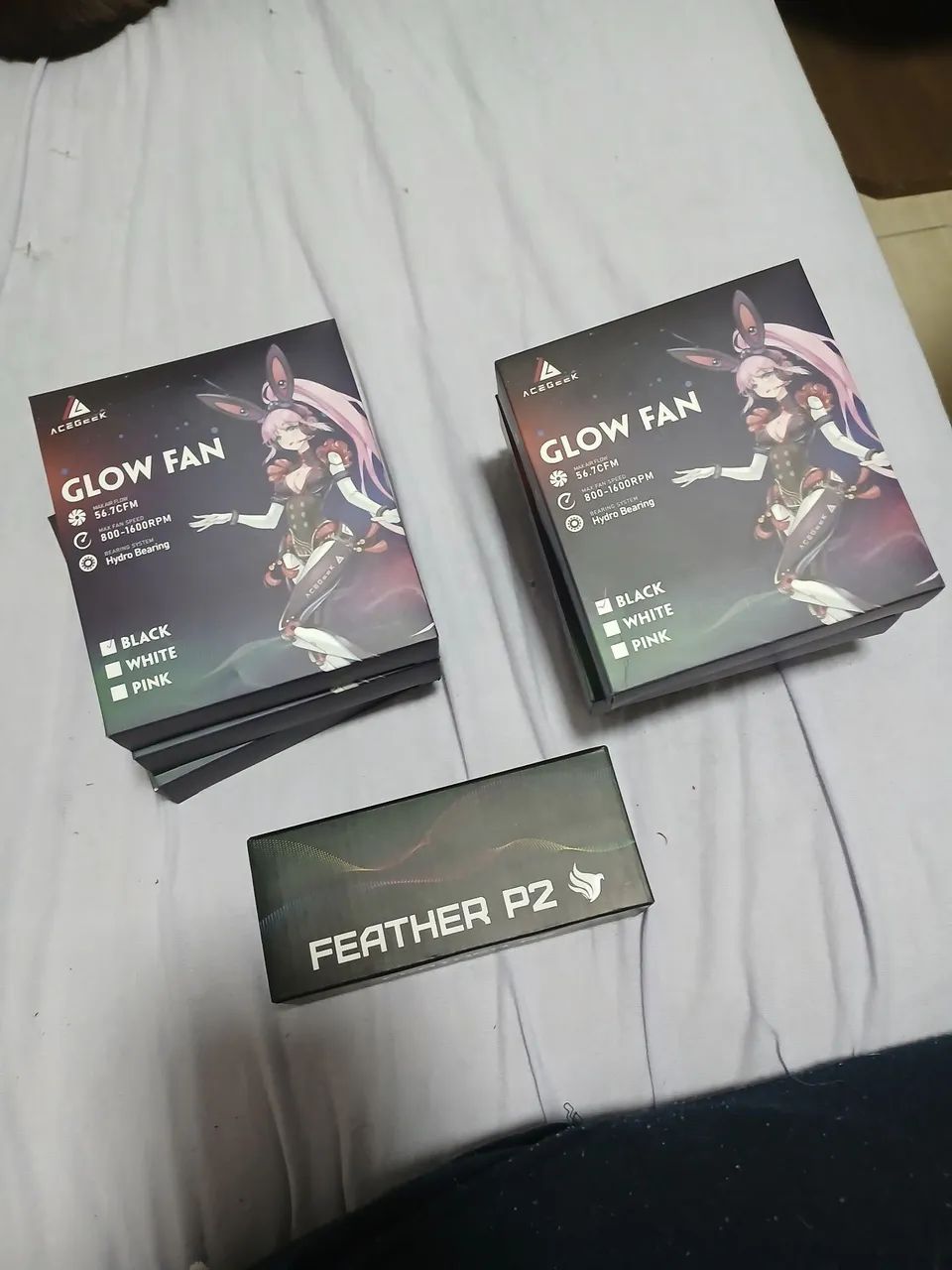 Kit de 5 ventoinha de pc argb com controladora 