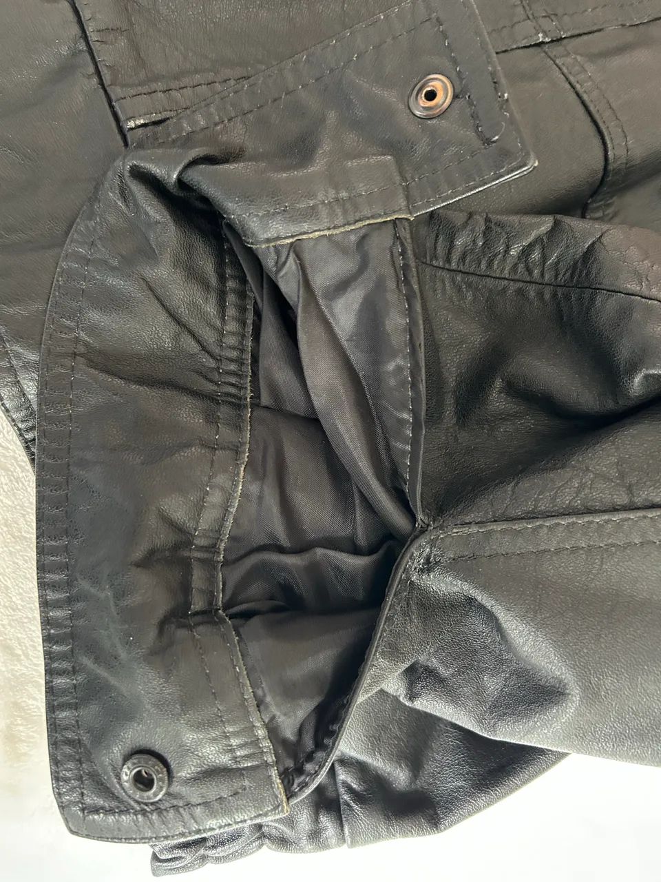 Jaqueta bomber 100% couro legítimo  - Foto 5
