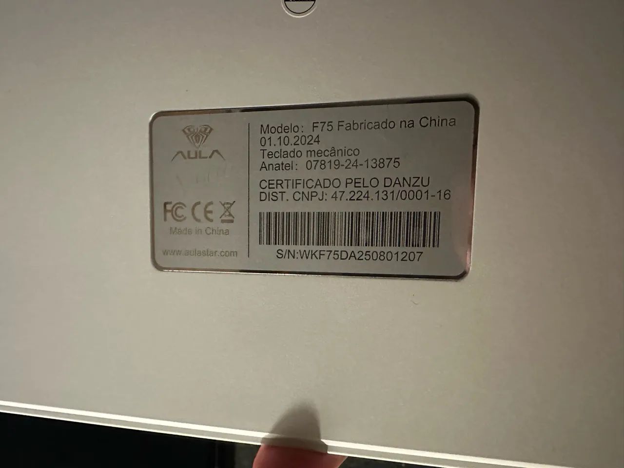 Teclado e Mouse (AulaF75 + Atackshark) - Foto 4