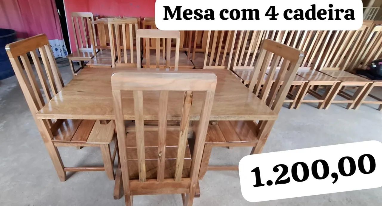 Mesa com cadeiras