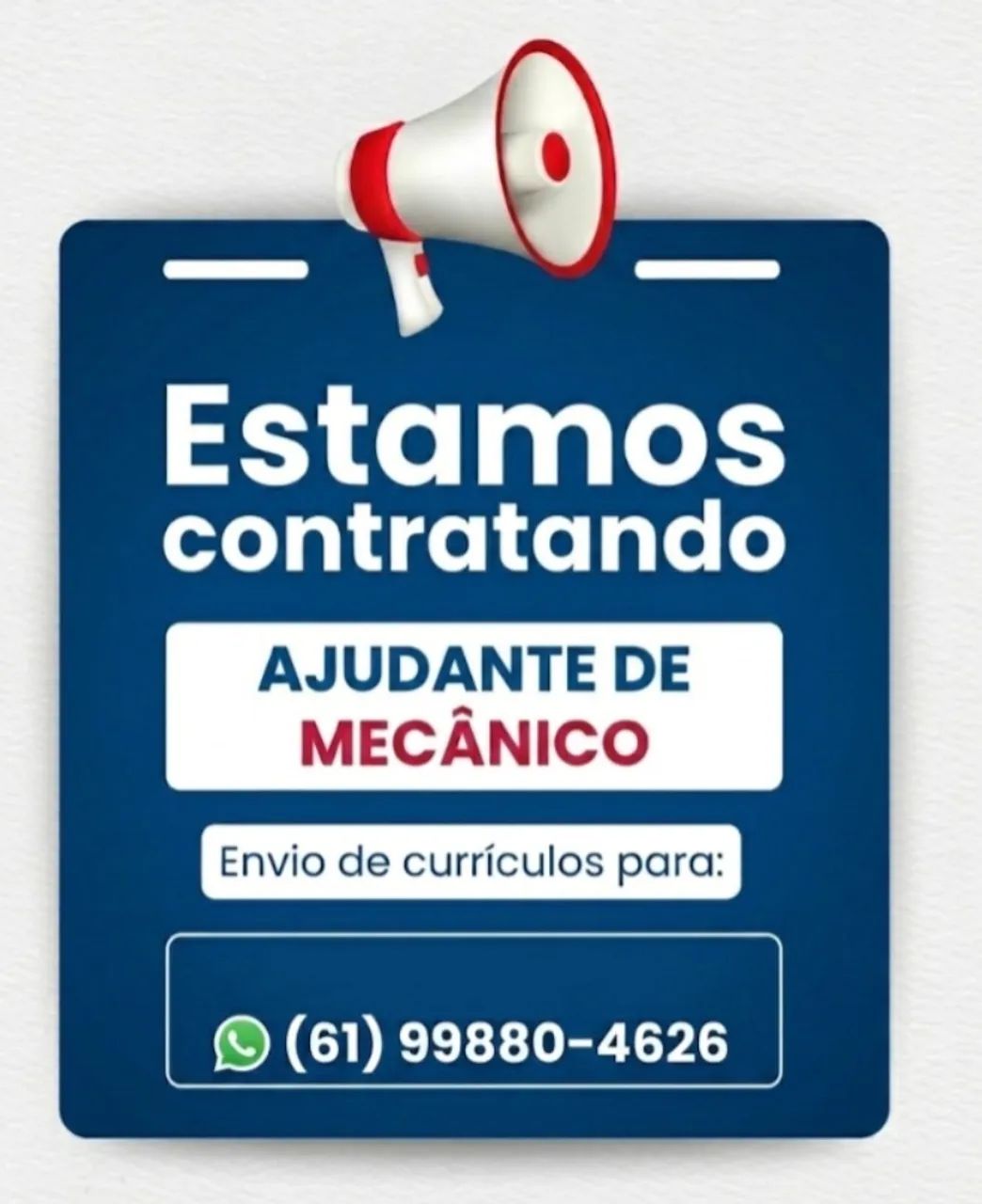 Ajudante de mecânico