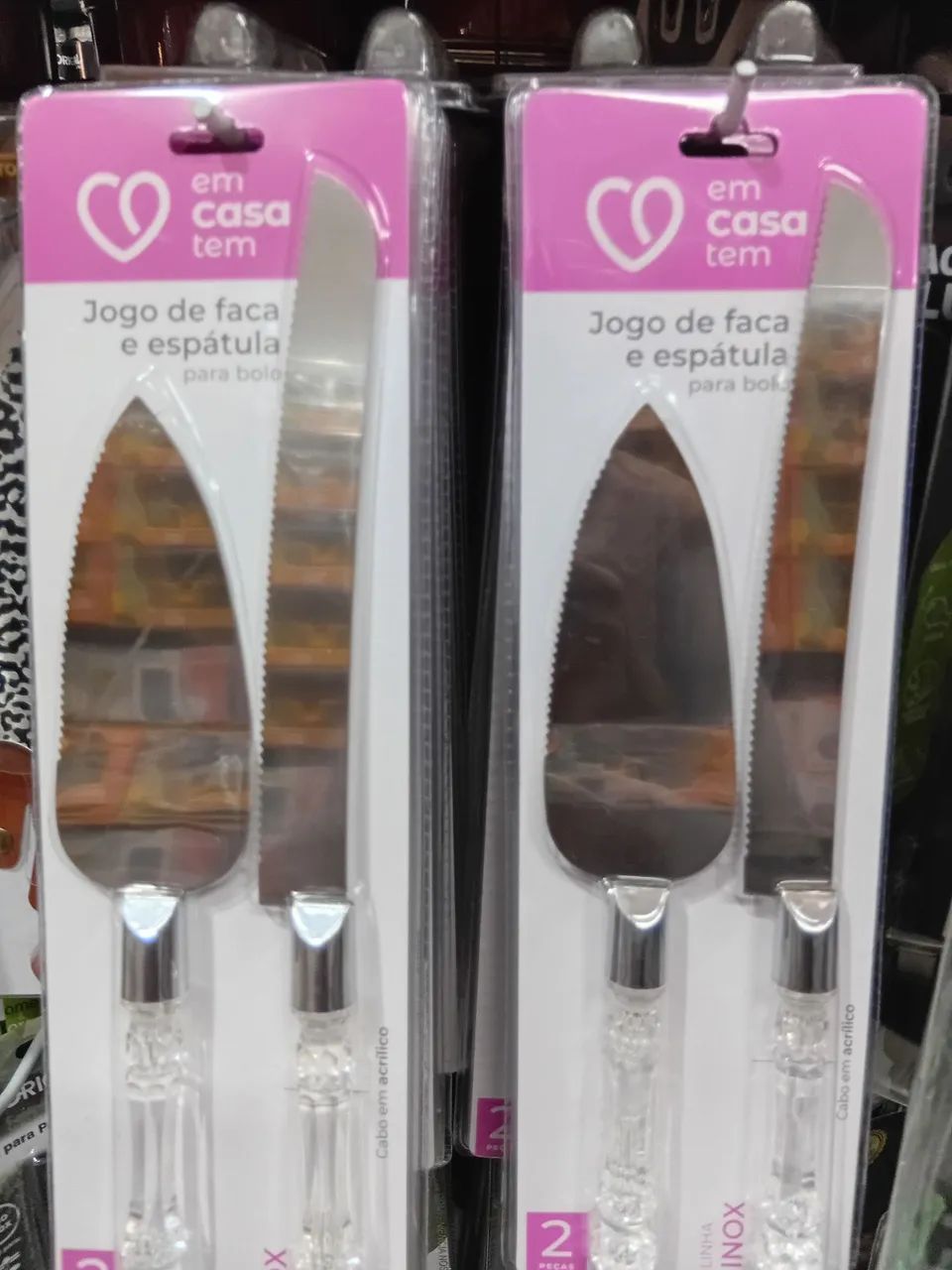 Espátula para bolos kit com 2 peças 