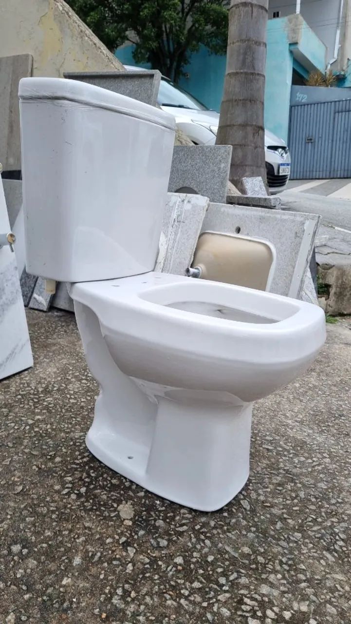 Vaso sanitário Quadrado celite - Foto 4