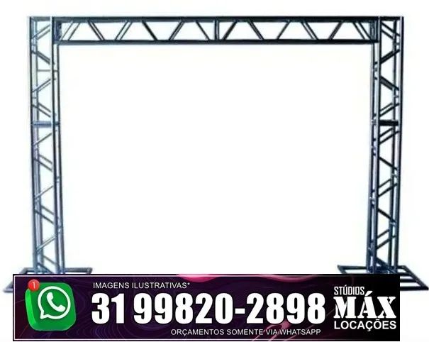 Aluguel de Treliça BoxTruss 2,5m x 3m para iluminação e publicidade - Foto 5