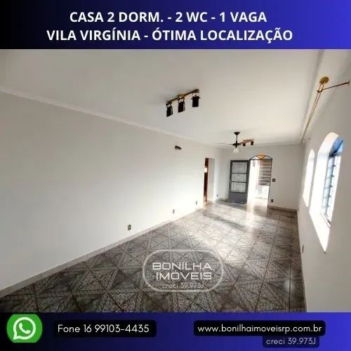 Casa para venda com 2 quartos Vila Virgínia