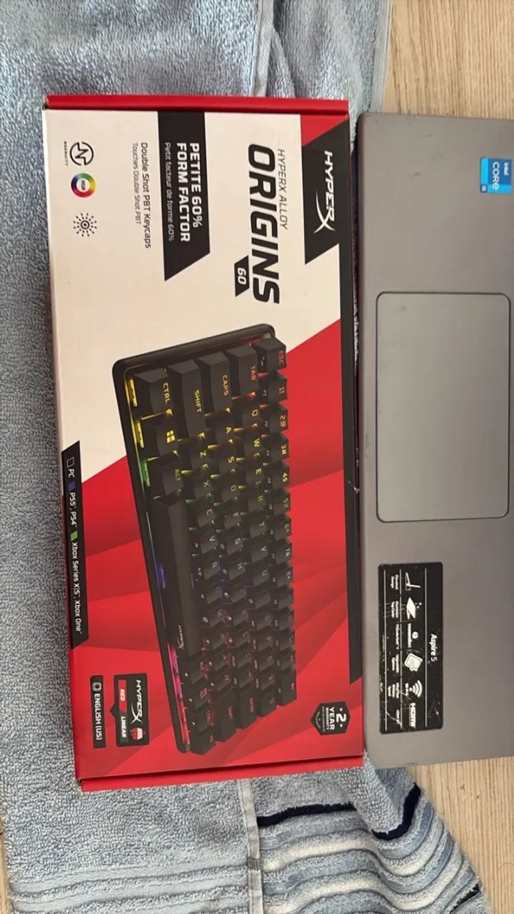 Teclado Hyperx Alloy Origins 60% Switch Red