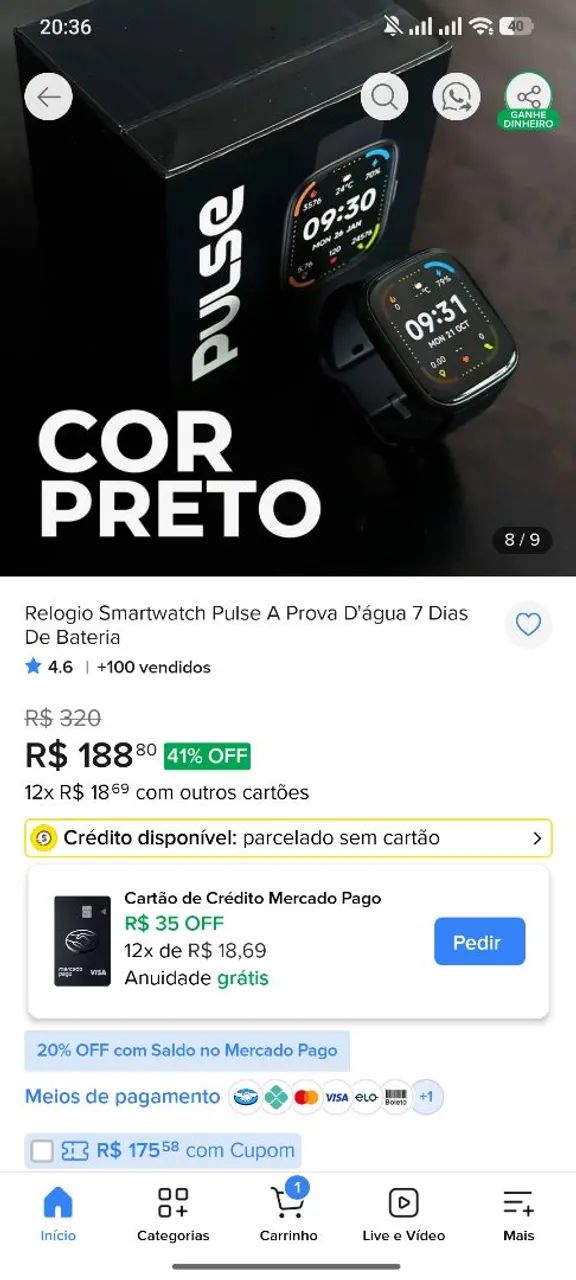 Relógio Pulse - Foto 4