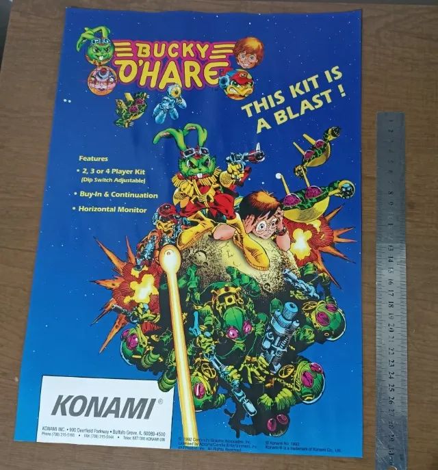 Material de divulgação Bucky'O Hare original 1993