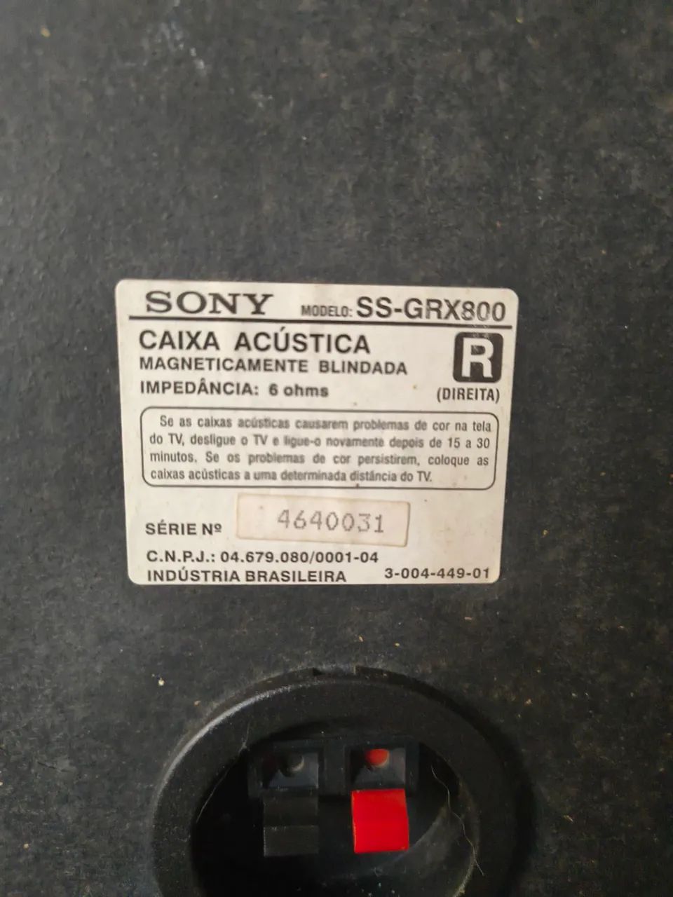 1 Par de caixas acusticas Sony SS-GRX800 - Foto 5
