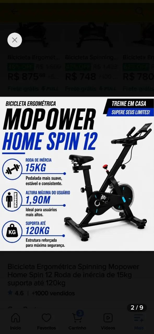 Bicicleta ergometrica