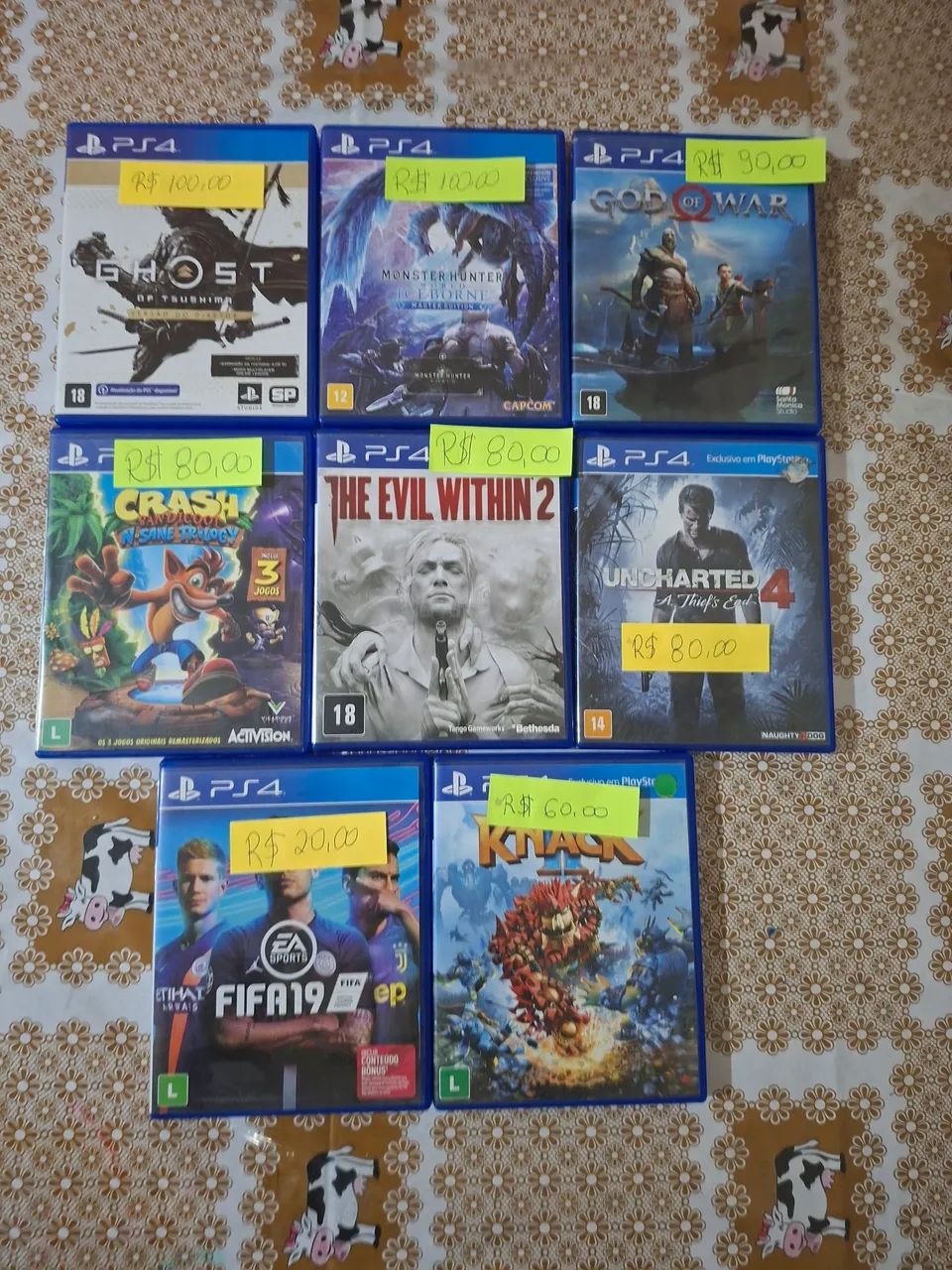 Jogos de ps4 