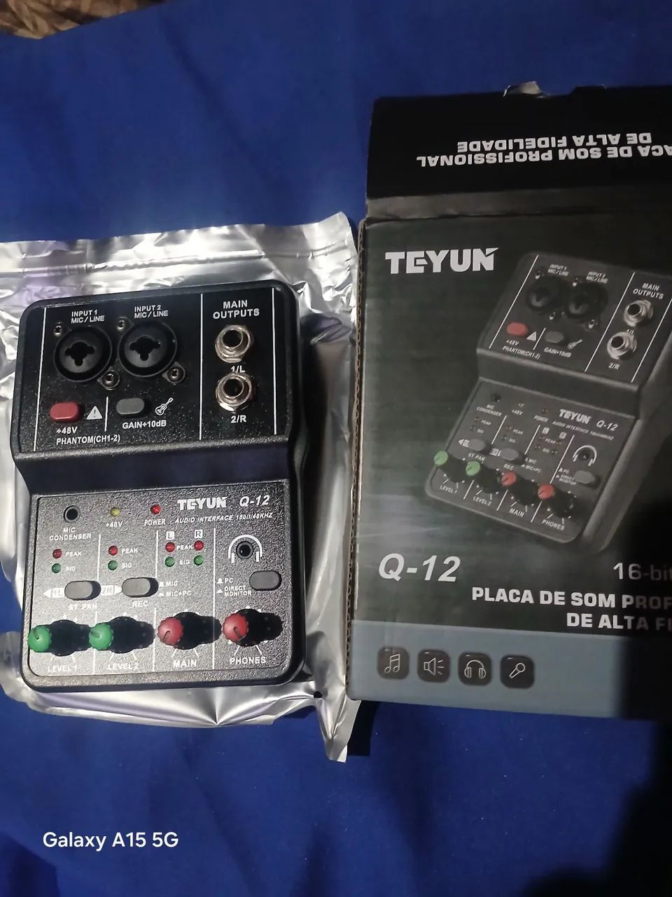 Interface De Audio (u-Phoria,Joyo Momix e Placa De Audio Teyun Q-12 - Foto 3
