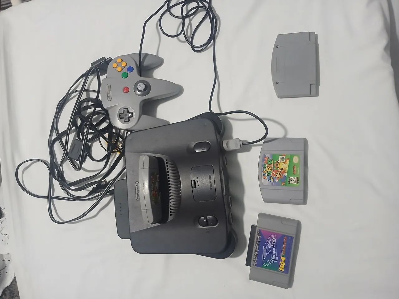 Nitendo 64 com 4 cartucho - Foto 4