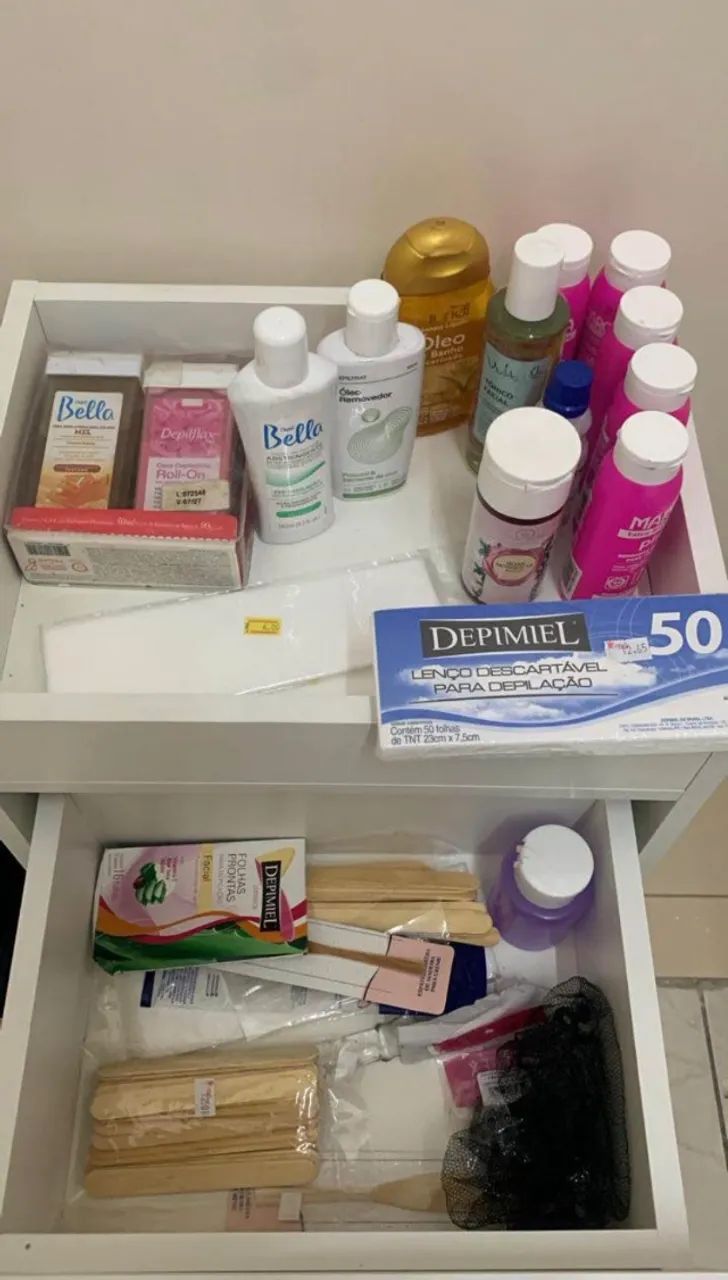 Produtos de epilação 