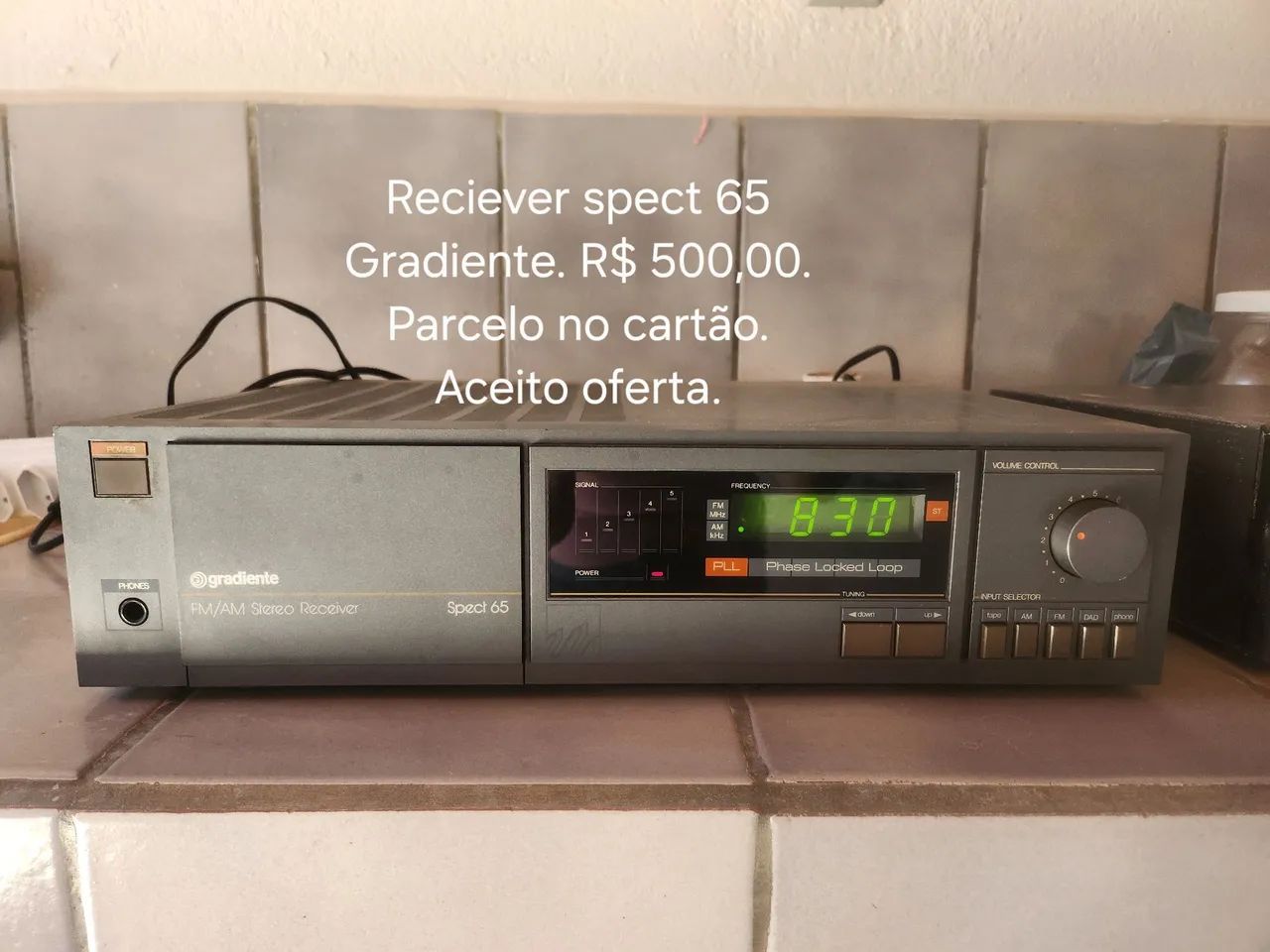Reciever Gradiente Spect 65.