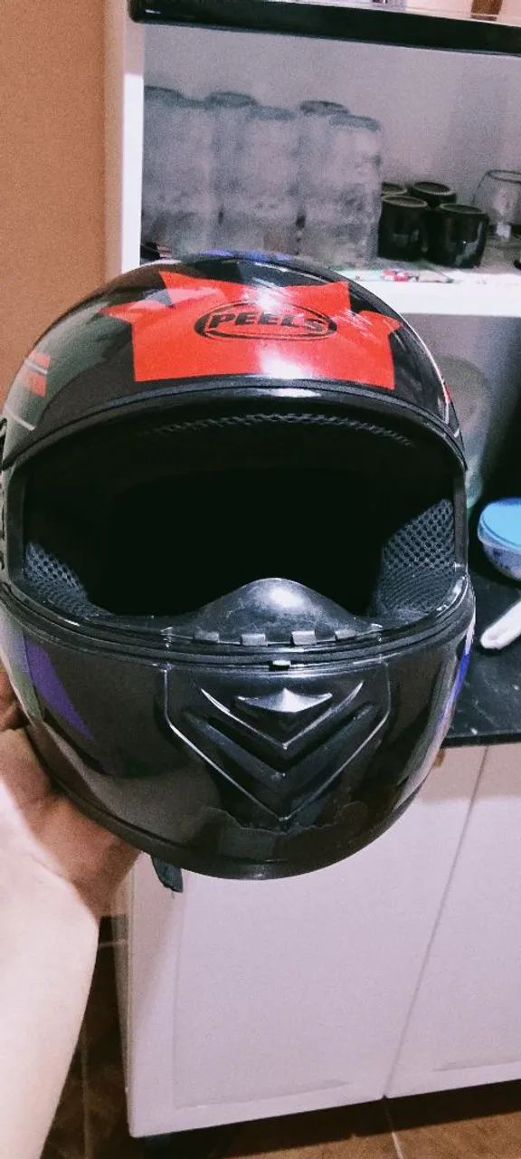 Capacete peels + bag preço impecável  - Foto 2