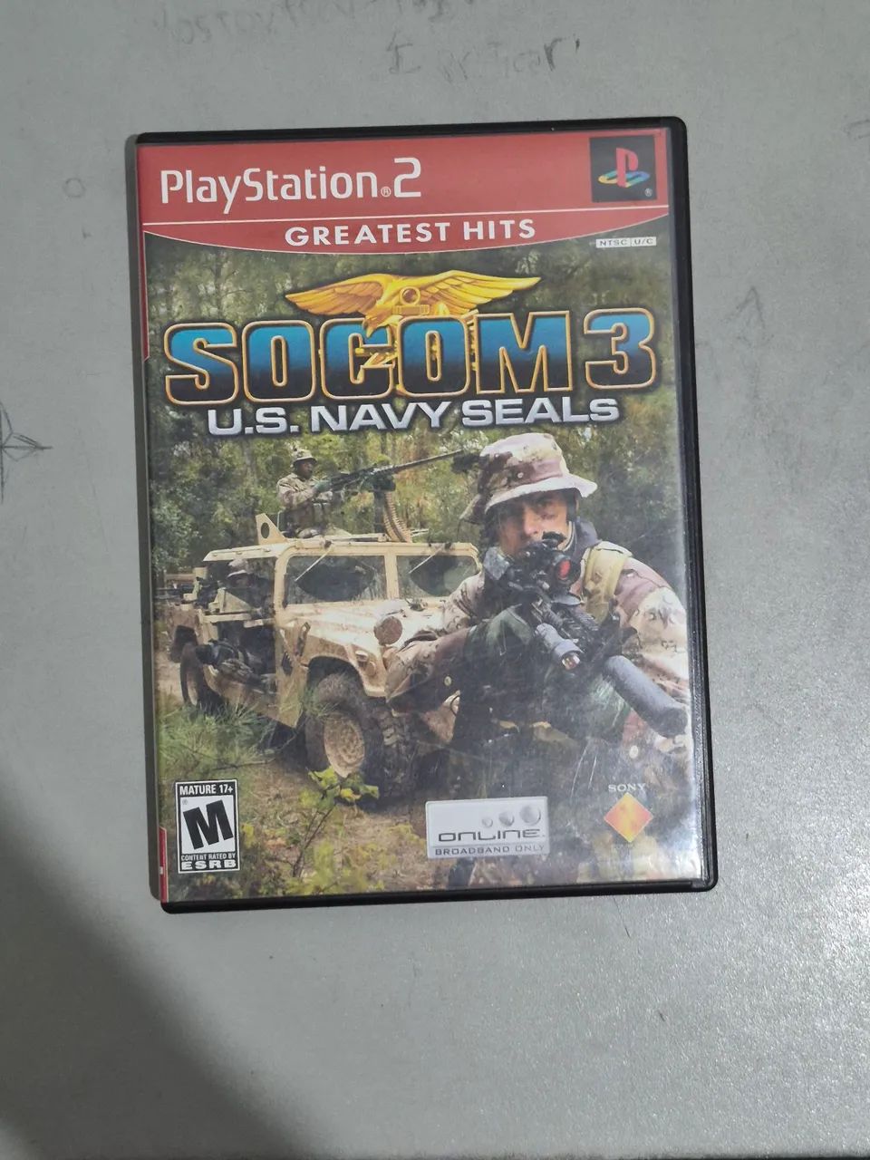 SOCOM 3: U.S. NAVY SEALs - Jogo Original de PS2