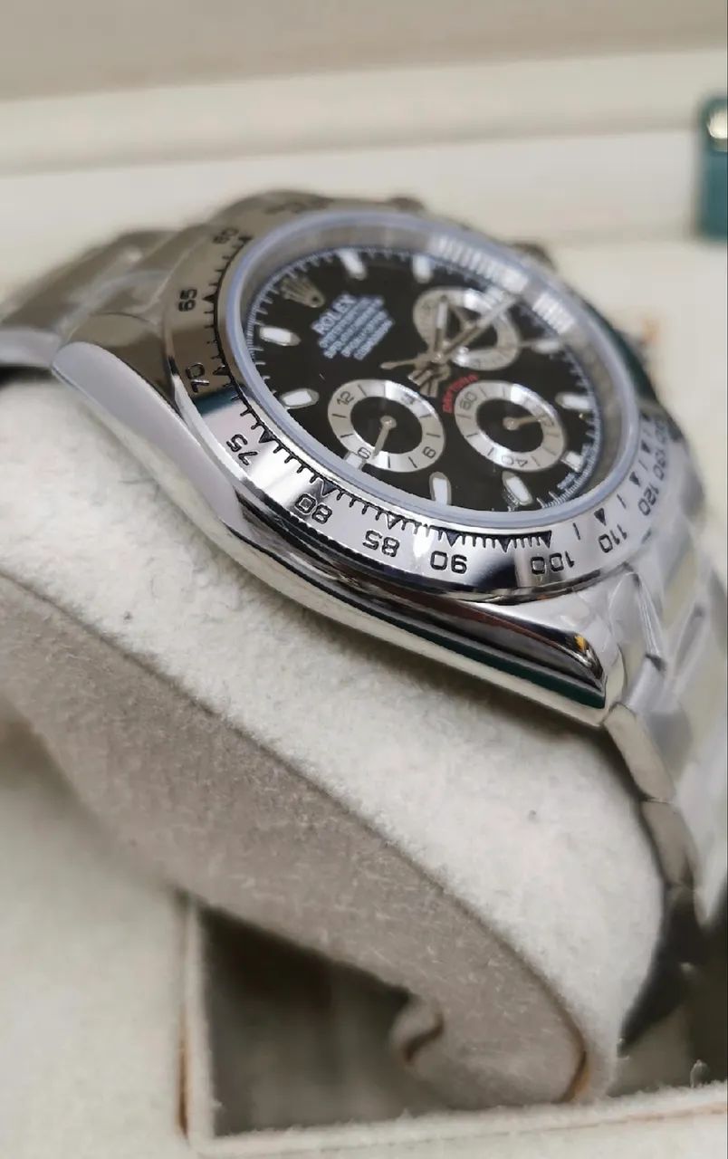 Rolex Daytona Panda 40mm Automático Premium AAA+ Aço - Foto 2