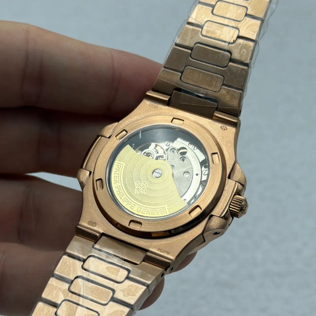 Patek Philippe Nautilus Rose Gold Preto Automático 40mm - Prem Top - Foto 3