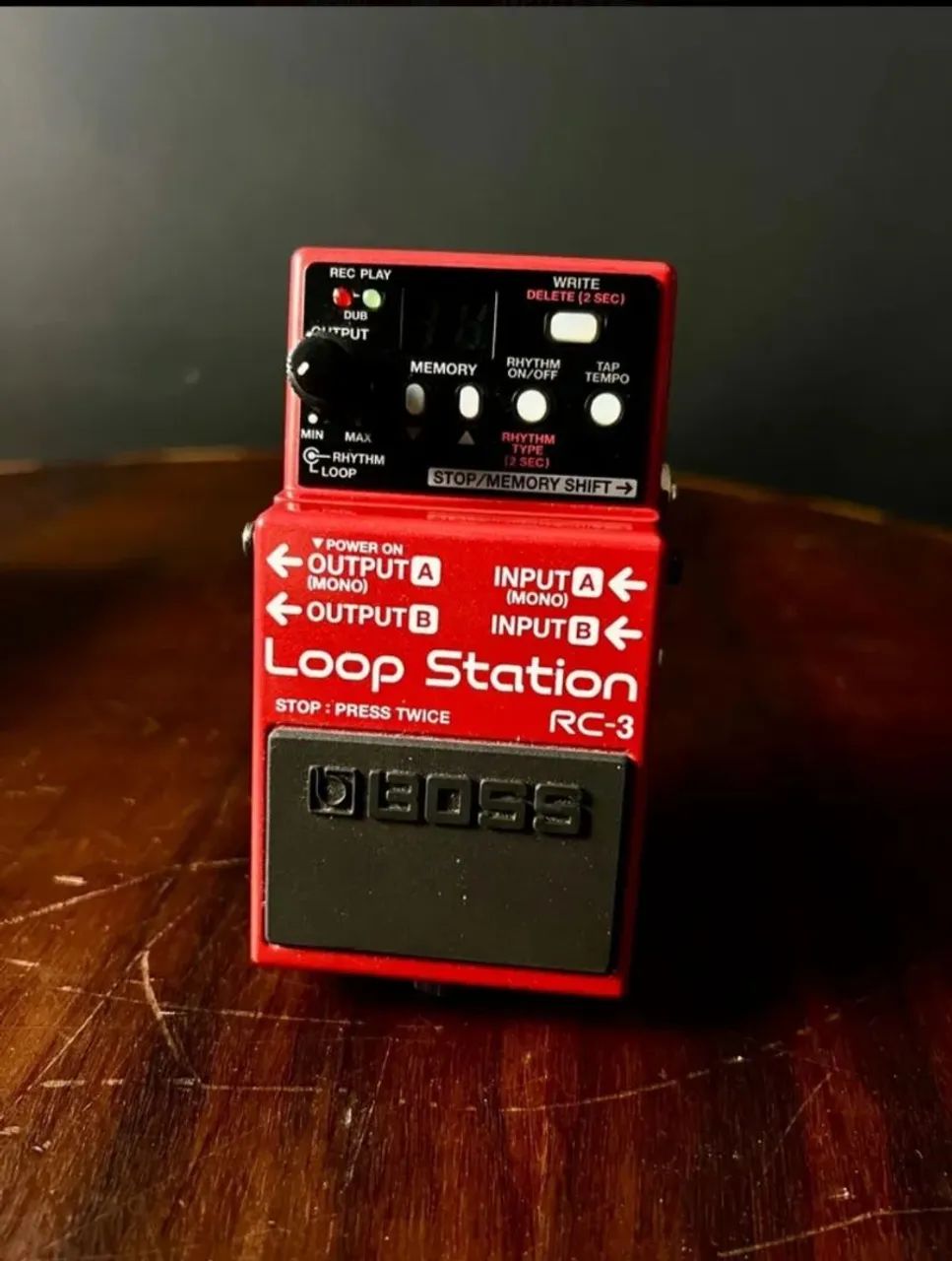 Pedal boss loop station RC-3 - Instrumentos musicais - Jardim