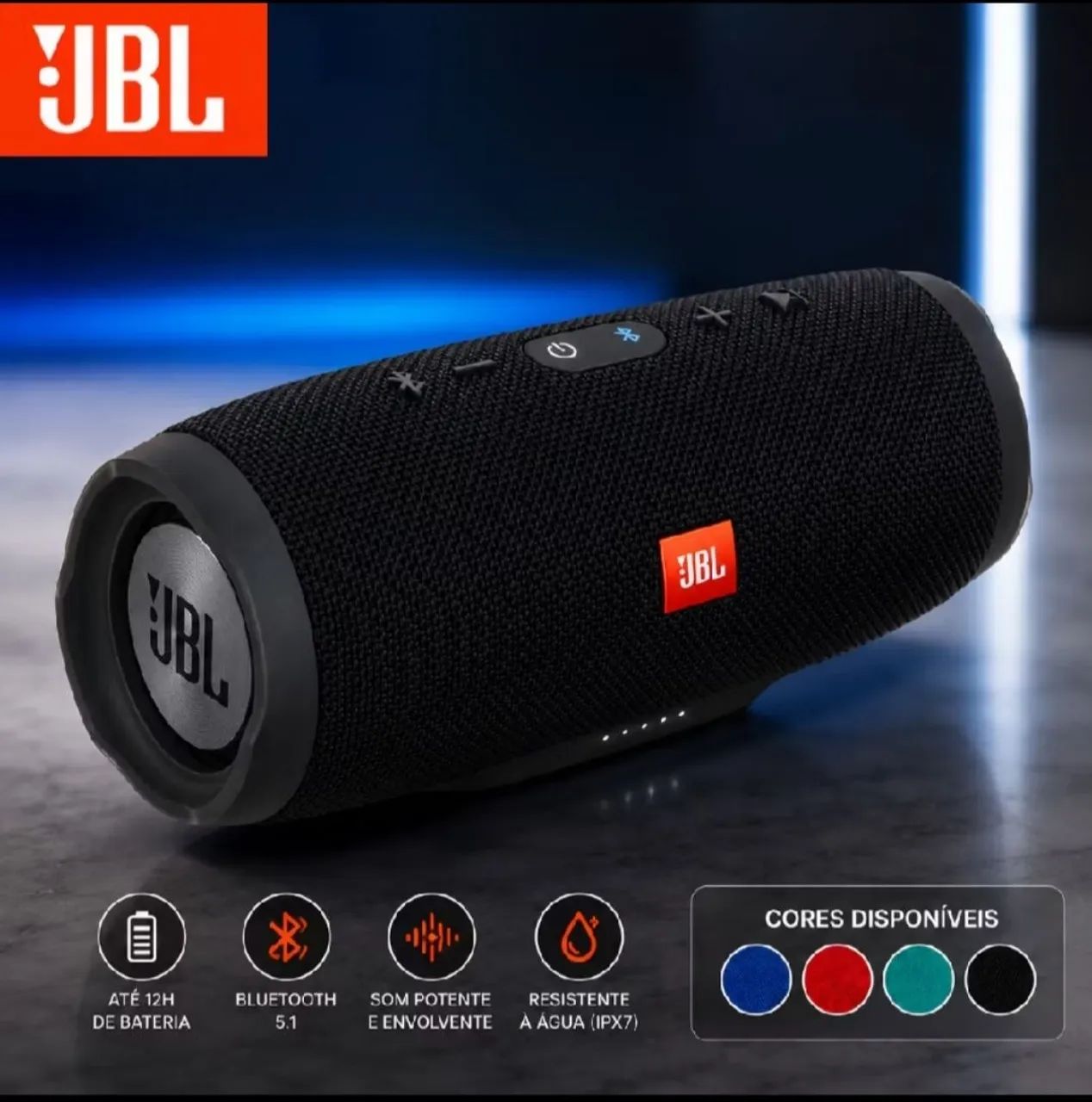  Caixa de Som JBL Bluetooth Potente | Nova | Sob Encomenda