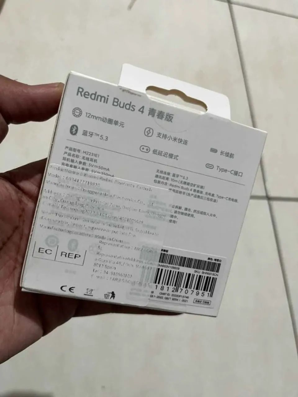 Fone de Ouvido Bluetooth Xiaomi Buds 4 Lite - Foto 2