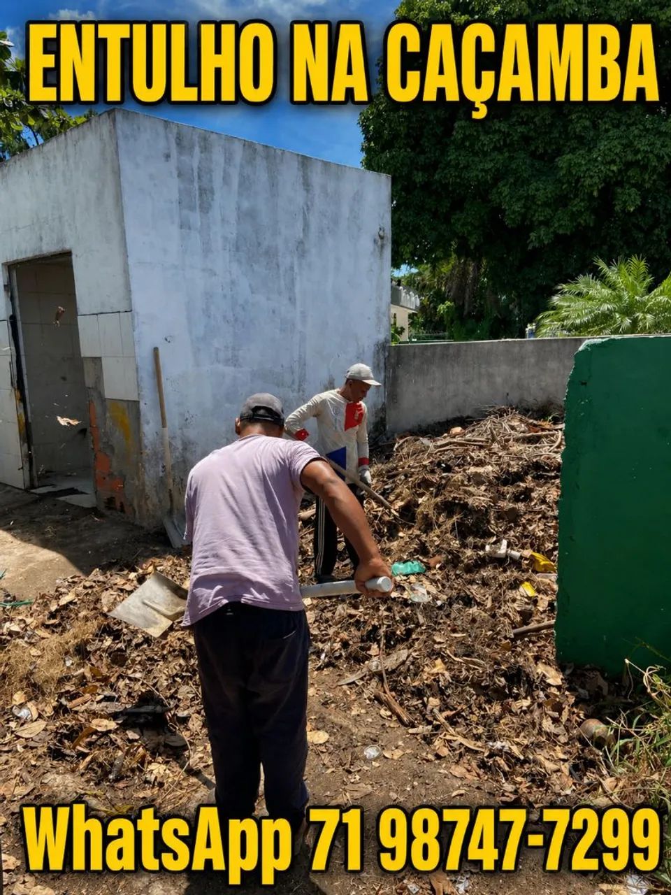ENTULHO NA CAÇAMBA - MAIS BARATO QUE CONTÊINER - Foto 4