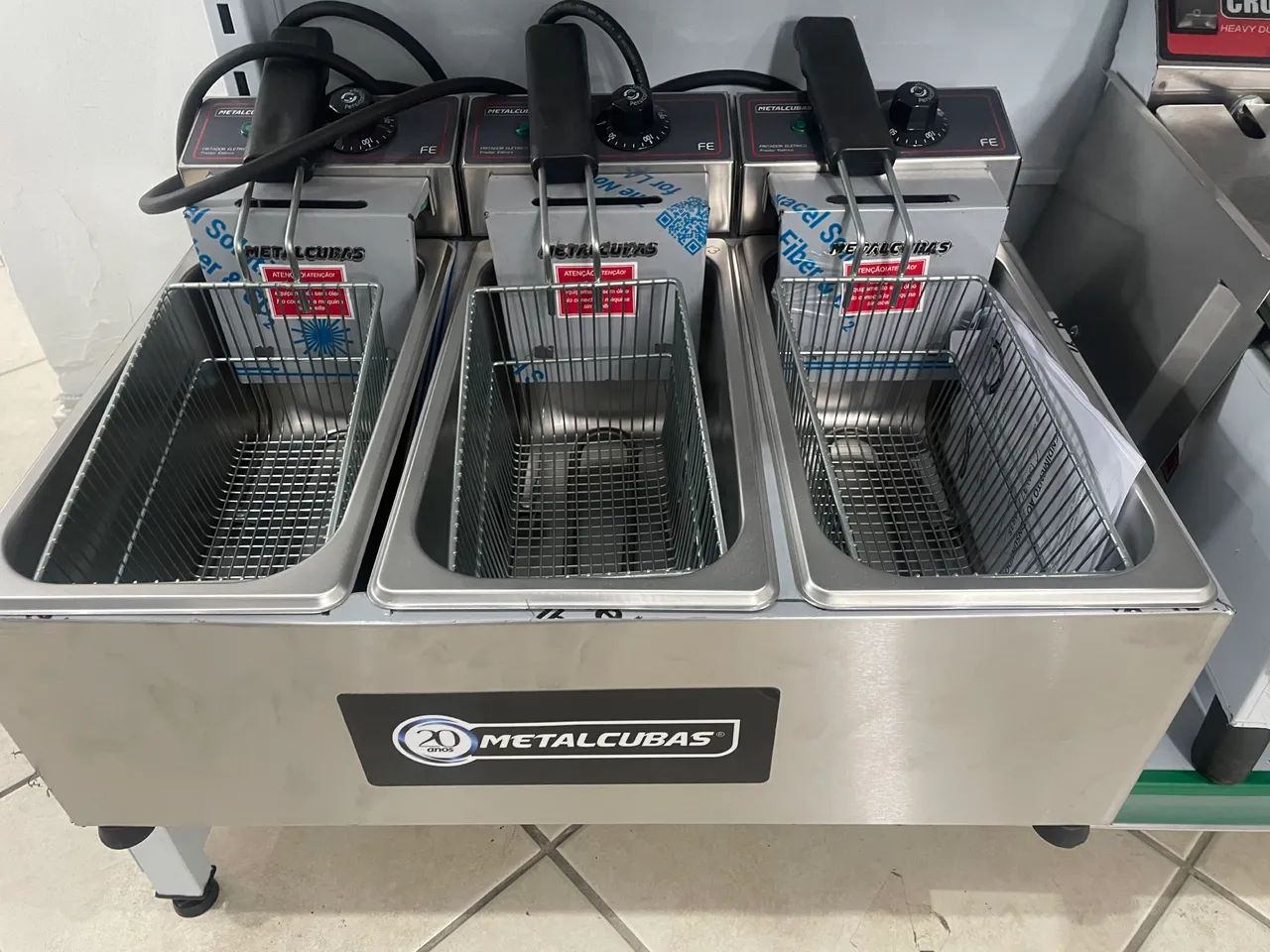 MB Fritadeira 3 Cubas - Metalcubas 