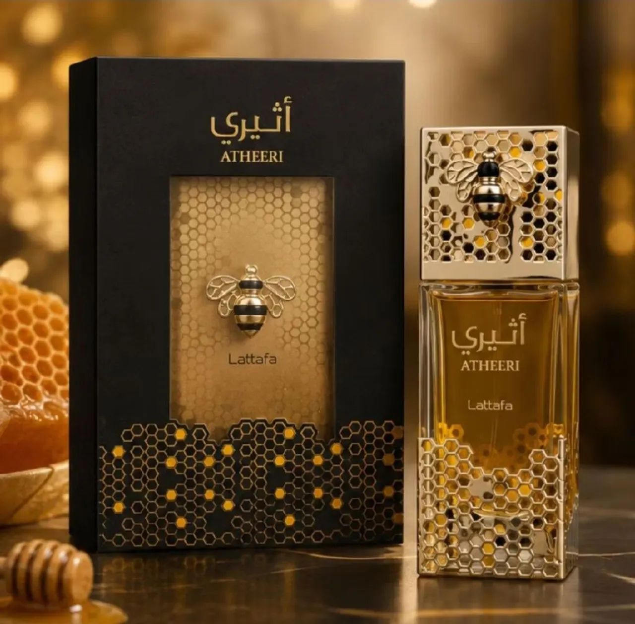 Perfume Árabe Ateheeri Lattafa Eau de Parfum 100 ML feminino o perfume da Abelhinha