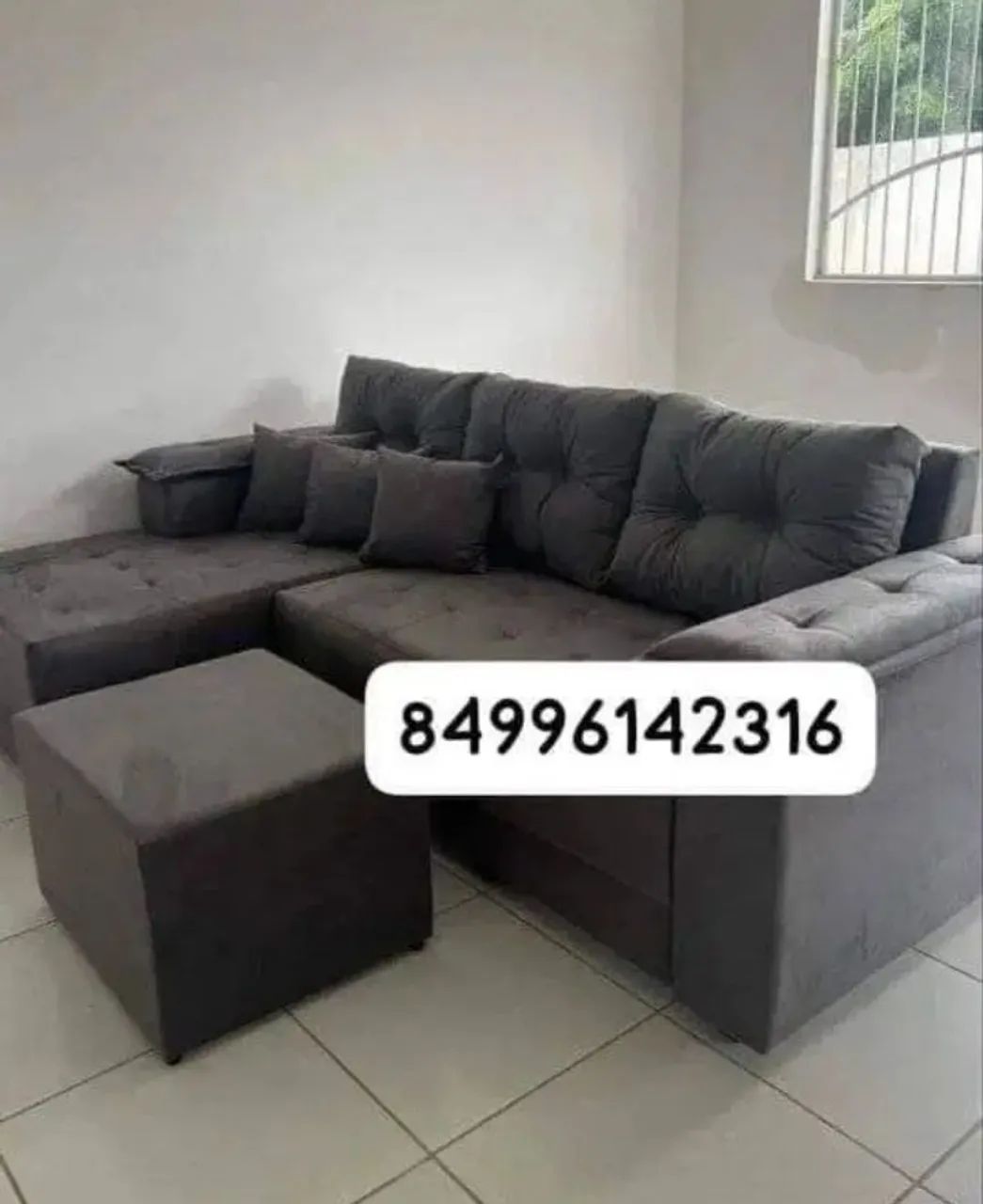 Sofá chaise Roma 1.90 de comprimento  - Foto 5