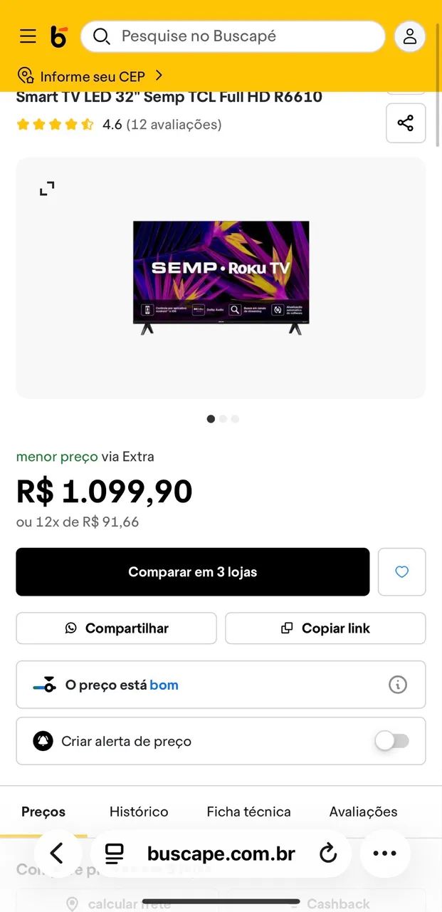 TV Smart Semp Led 32 - Foto 3