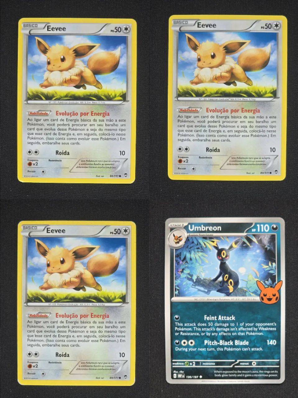 Eevelutions variadas, Eevee, Sylveon, Jolteon, Flareon - Pokemon TCG - Foto 2