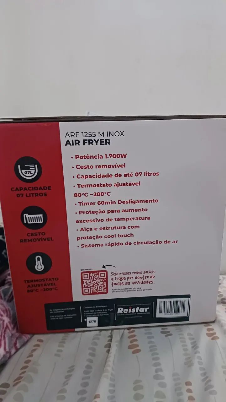 Air fryer 7L amvox - Foto 2