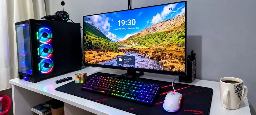 SETUP GAMER COMPLETO PRONTO PARA USAR! - Foto 2