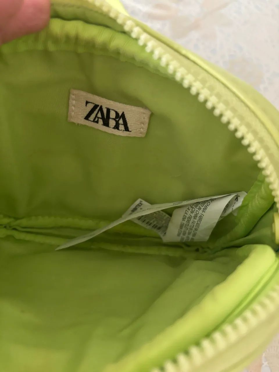 Bolsa Zara Verde Lima Trançada com Alça - Foto 2