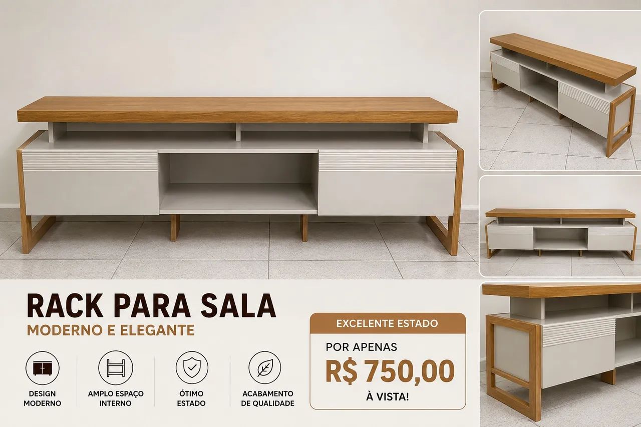 Rack para Sala ? Moderno e Elegante