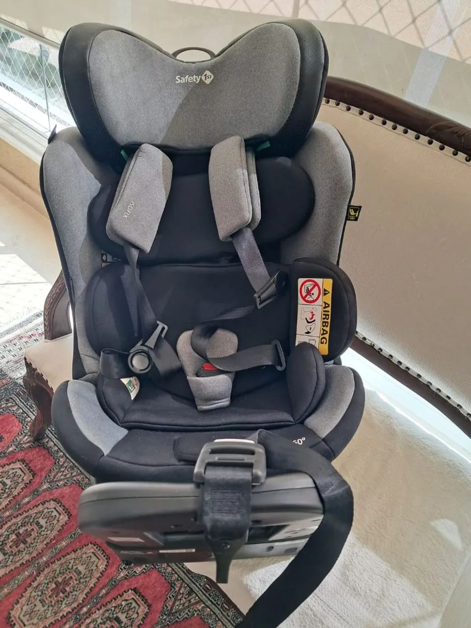 Cadeirinha de bebê com giro 360° - Foto 3
