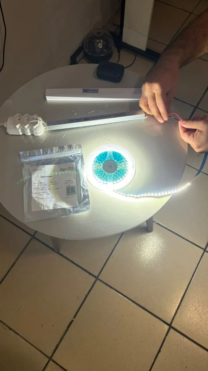 KIT COMPLETO DE ILUMINAÇÃO LINEAR - PRONTO PARA INSTALAR! - Foto 5