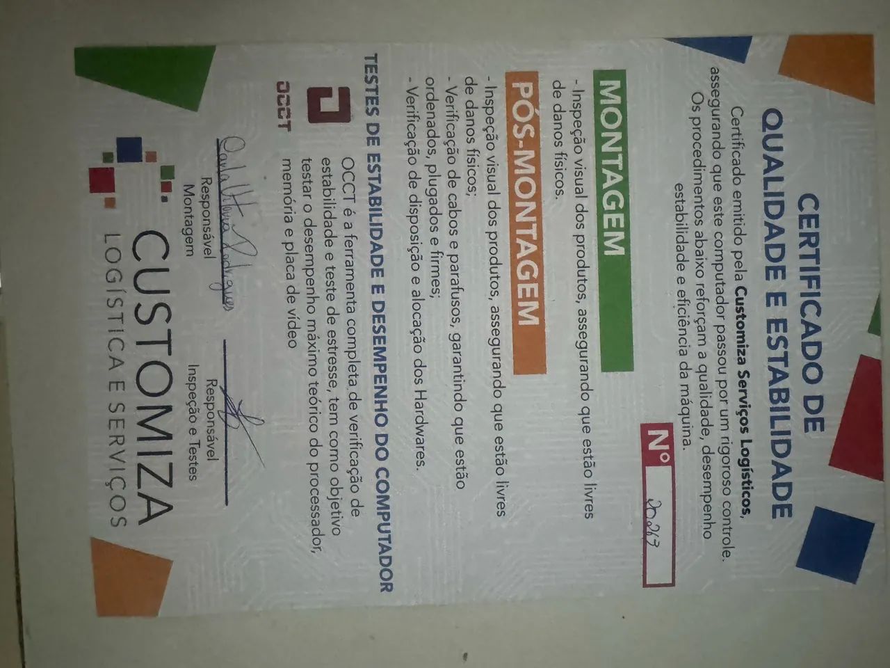 Pc gamer com garantia e montagem kabum  - Foto 3