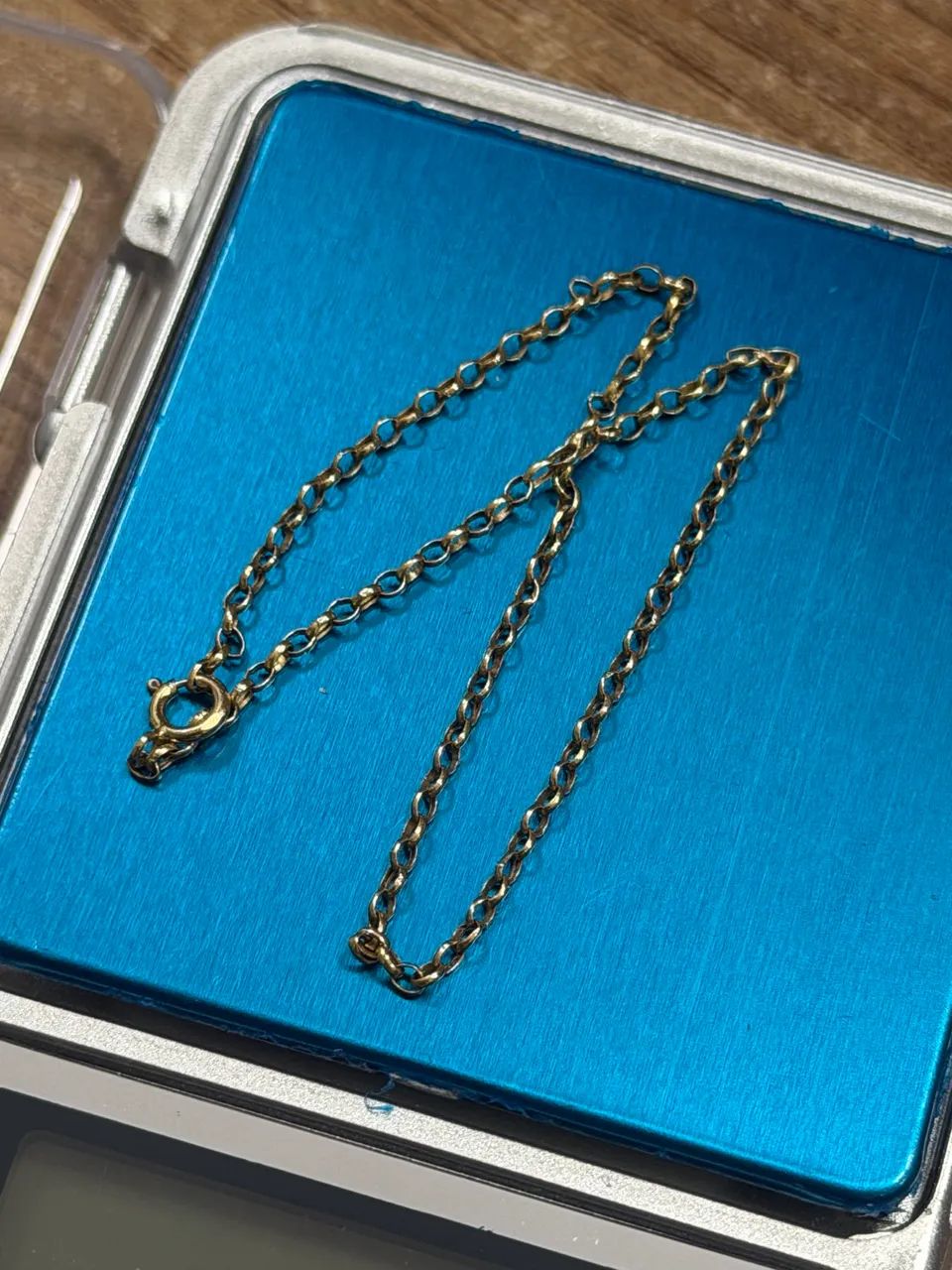 Pulseira elo português ouro 18k - Foto 2