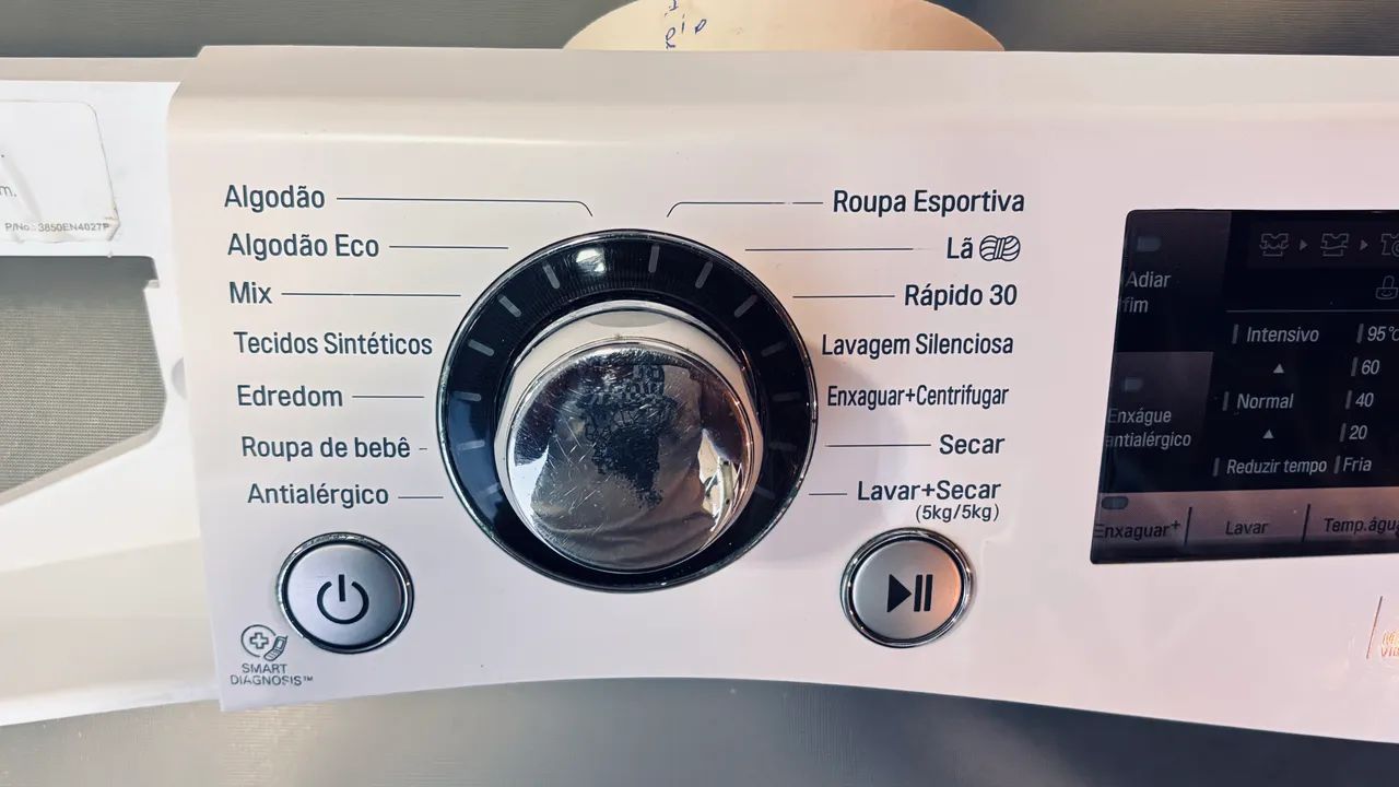 Painel Completo Com Display Lava E Seca Lg 1485 Touch  - Foto 2