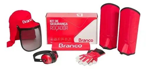 KIT EPI P/ ROÇADOR JARDINEIRO BRANCO - Foto 2