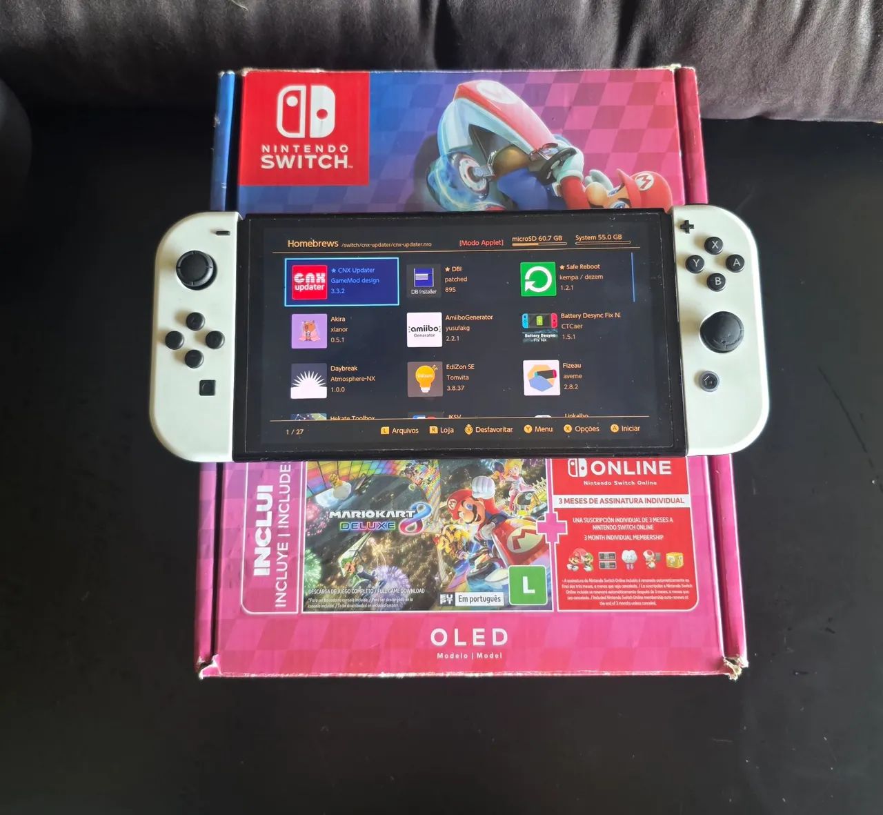 Nintendo Switch OLED DESBLOQUEADO