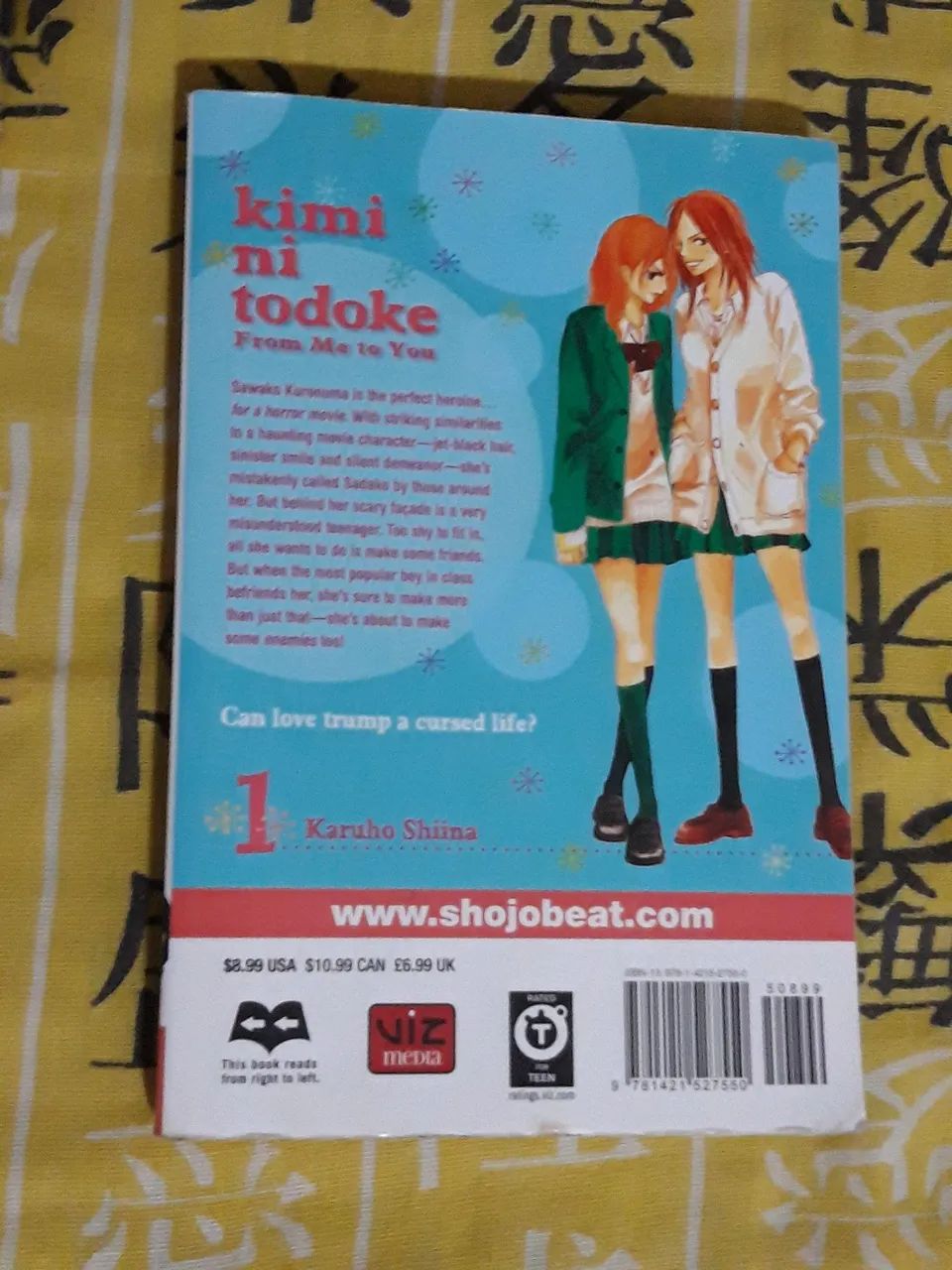 Kimi ni Todoke em inglês VIZ Vol. 1 - primeira edição  - Foto 2