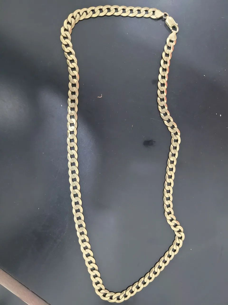 Corrente de prata 925, banhada a ouro 