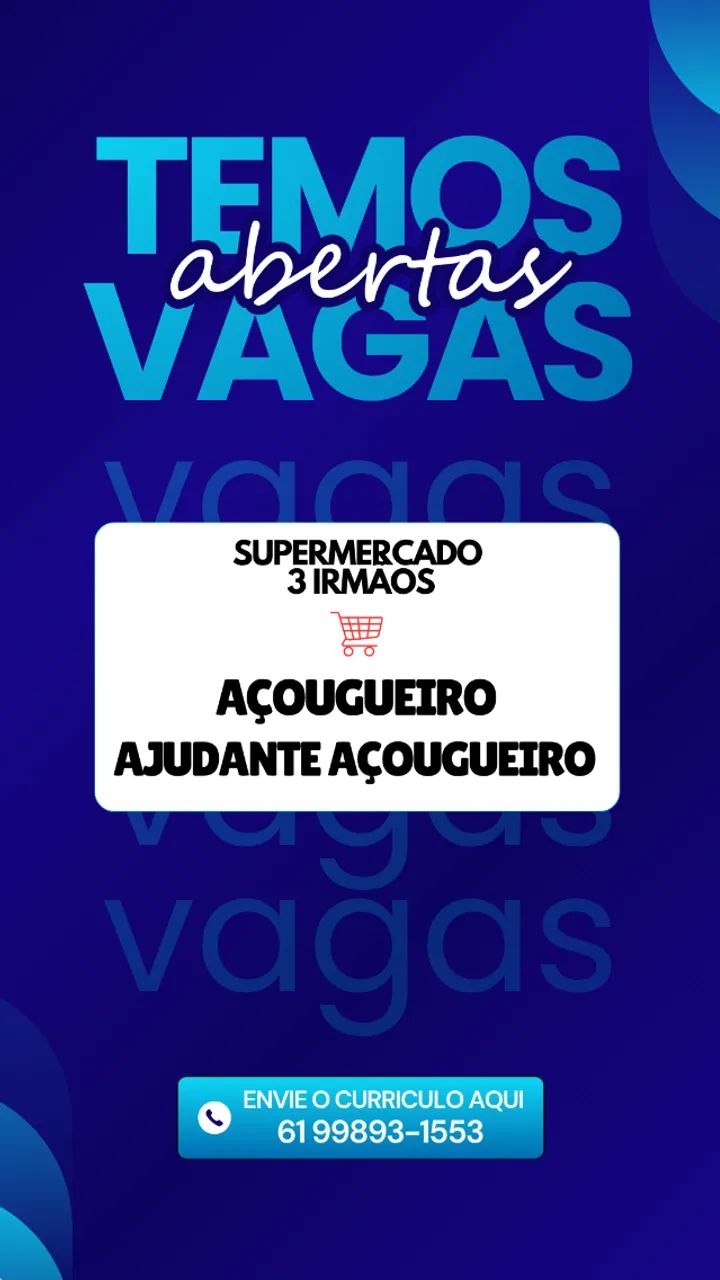 VAGA DE EMPREGO
