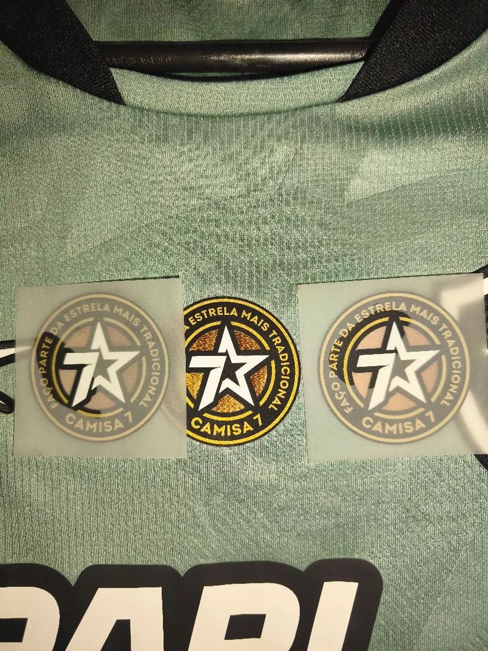 Patch camisa 7 botafogo dourado original  - Foto 3