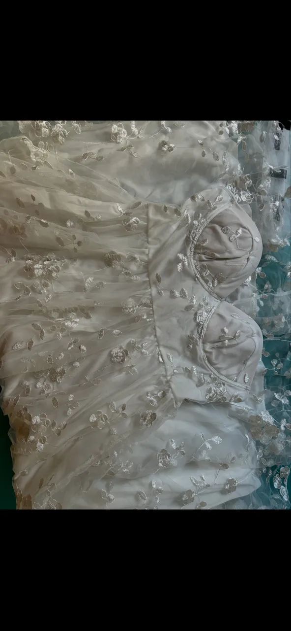 Vestido Branco de renda  - Foto 2