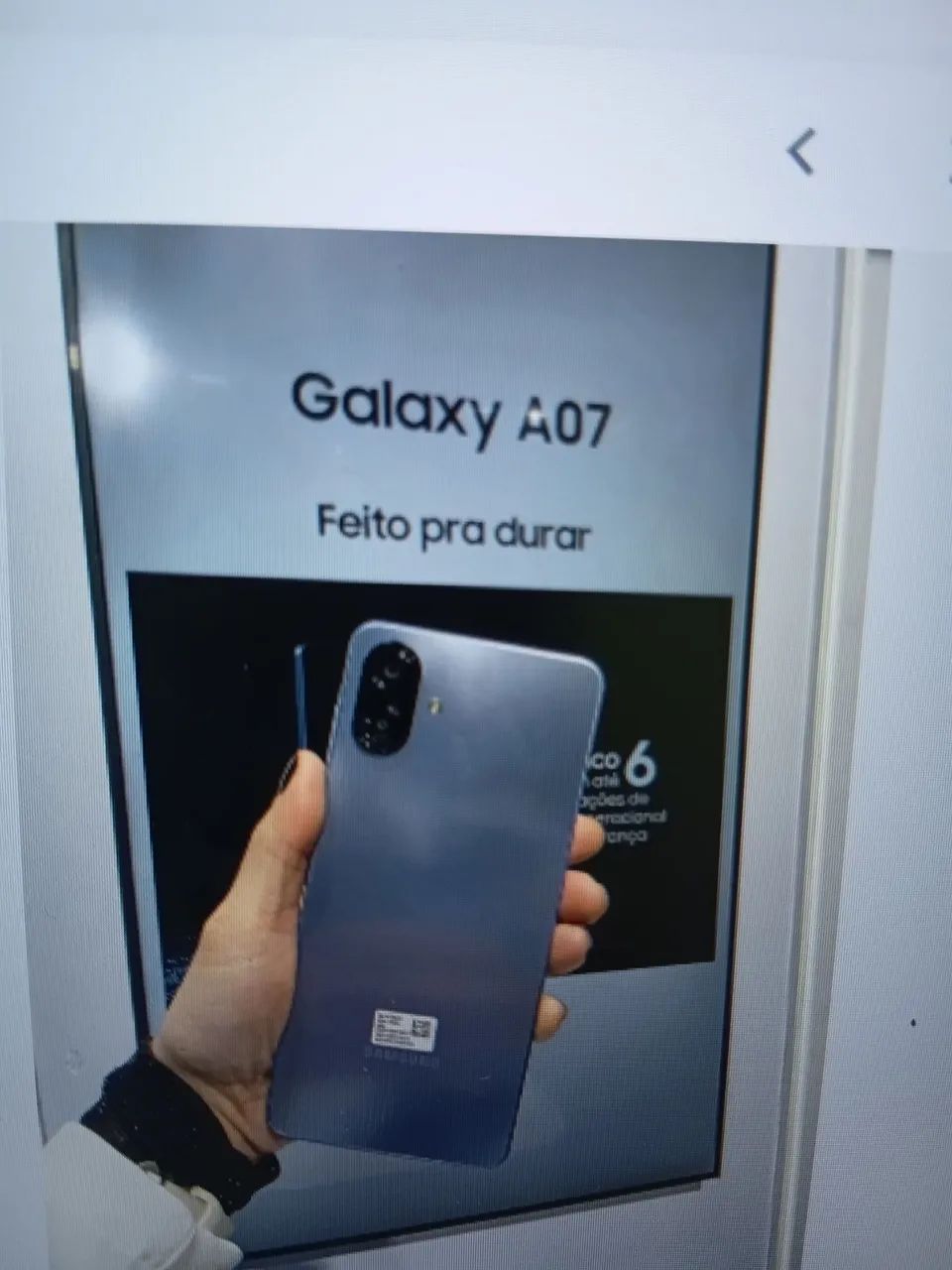 Samsung  A07  256 troco  em iPhone 