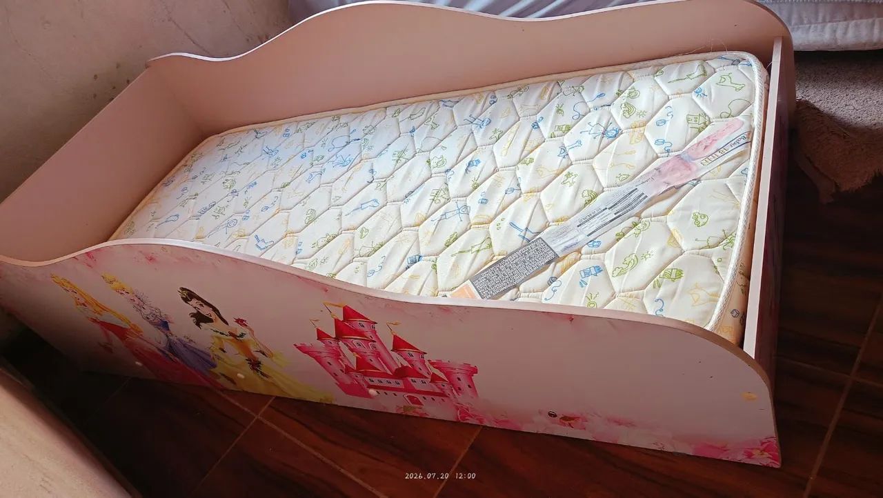 Cama com colchão infantil  - Foto 3